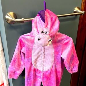 Infant Pink and Purple Pink Dinosaur Costume
